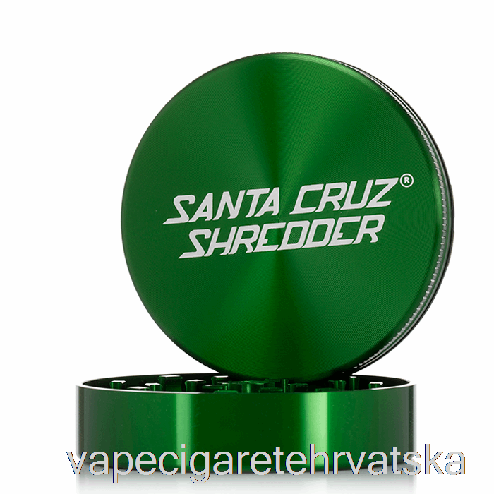 Sjeckalica Za Vape Cigarete Santa Cruz 2,75 Inča Veliki 2-dijelni Mlin Zeleni (70 Mm)